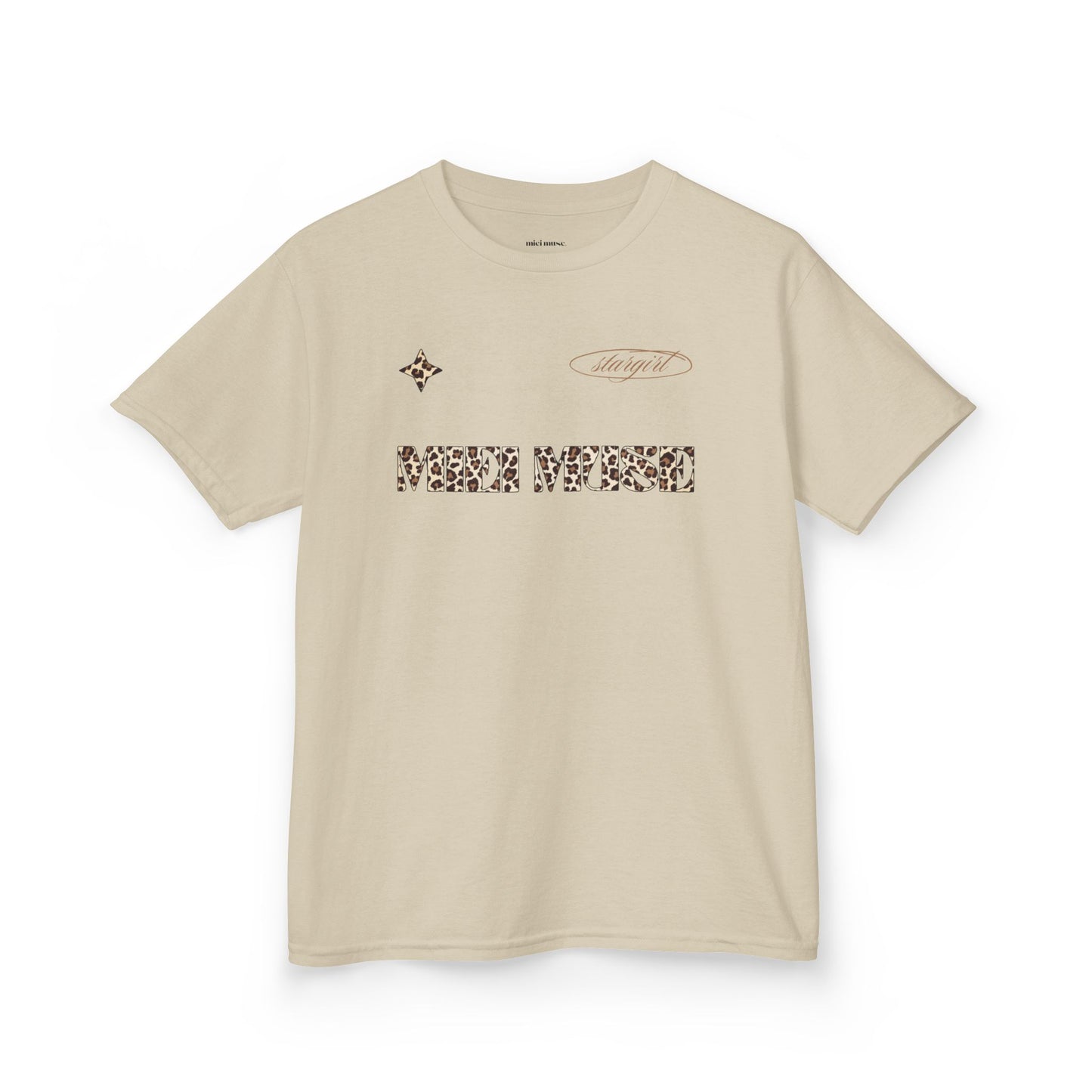 Leopard Muse Jersey Baby Tee