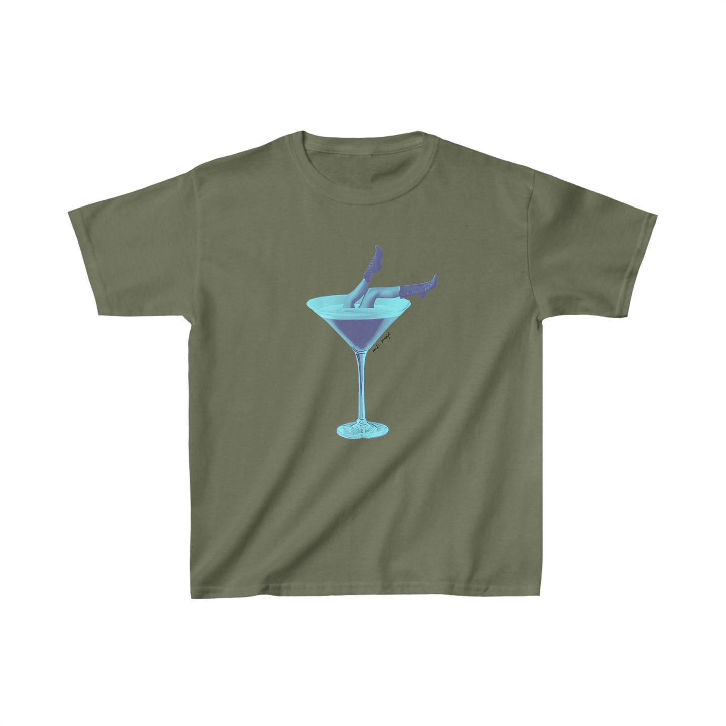 Blue Bottoms Martini Baby Tee