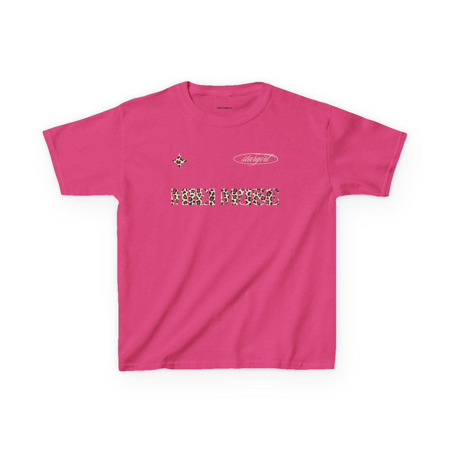 Leopard Muse Jersey Baby Tee