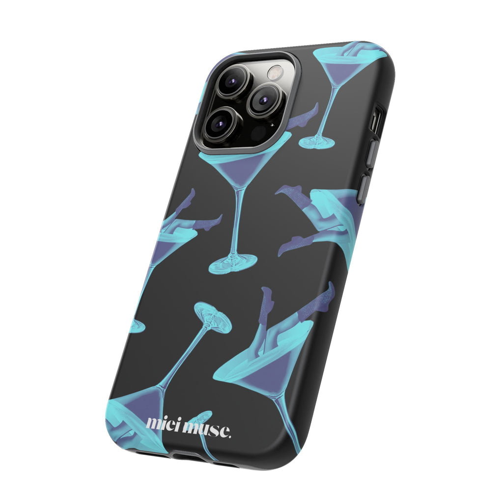 Blue Bottoms Martini