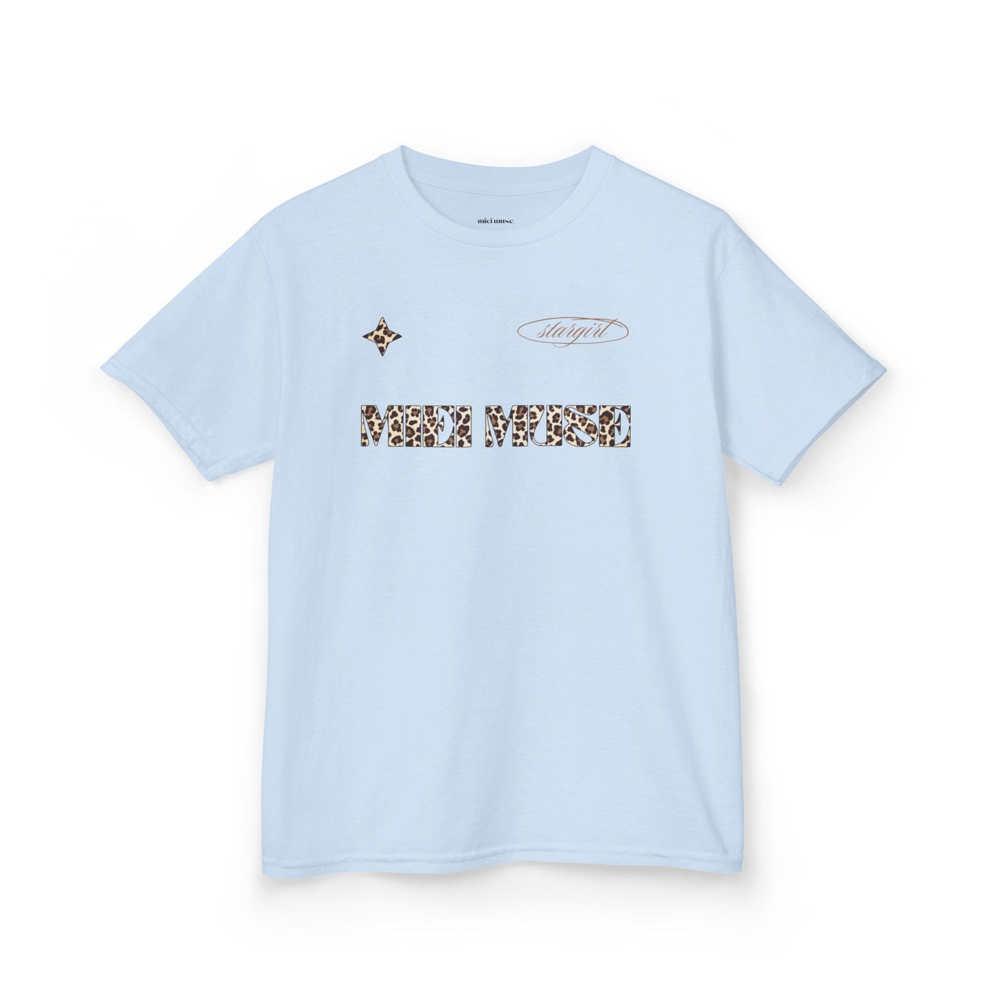 Leopard Muse Jersey Baby Tee
