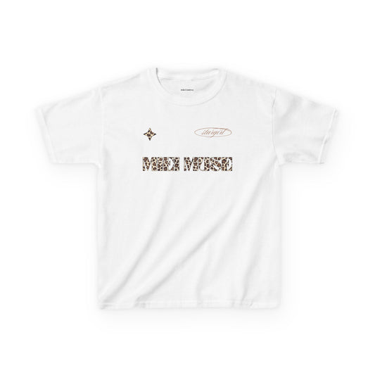 Leopard Muse Jersey Baby Tee