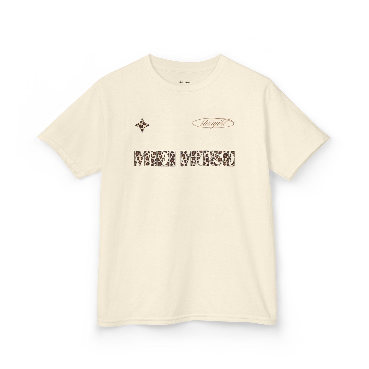 Leopard Muse Jersey Baby Tee