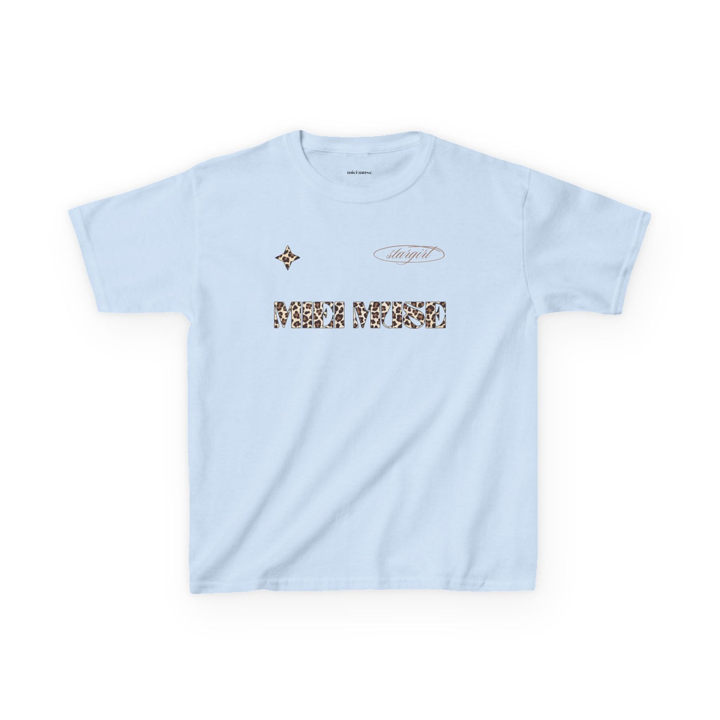 Leopard Muse Jersey Baby Tee