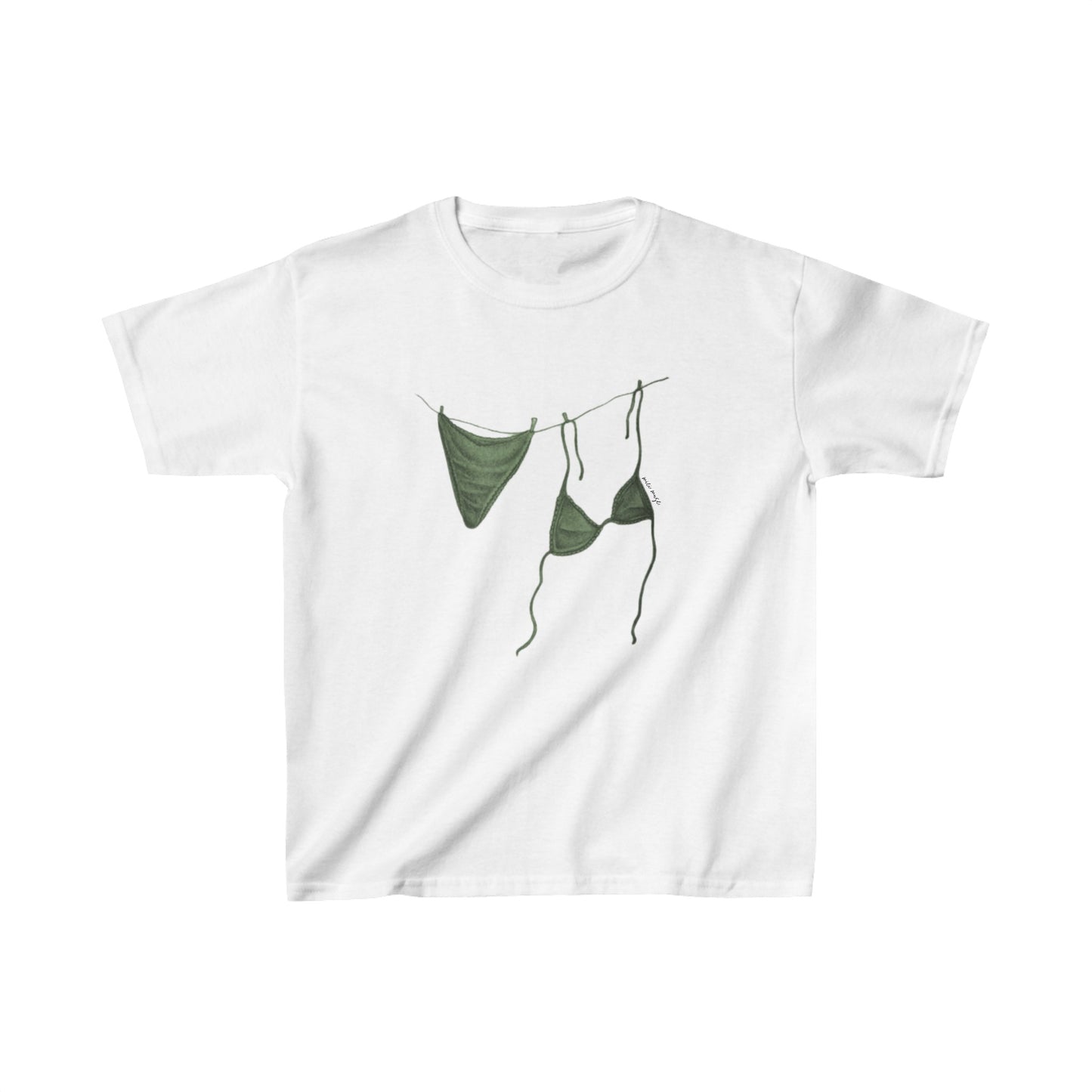 Dress Code - Green Baby Tee