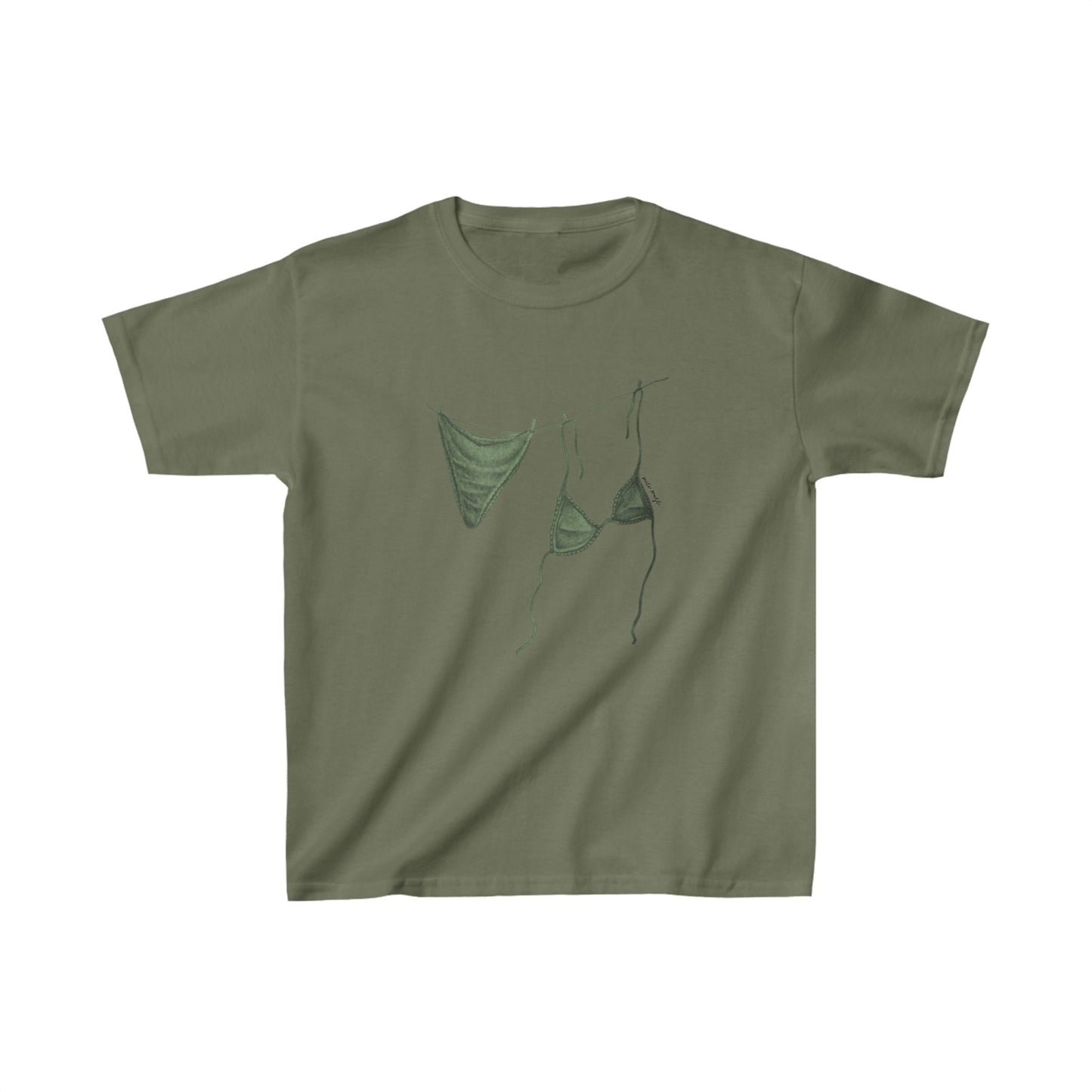 Dress Code - Green Baby Tee