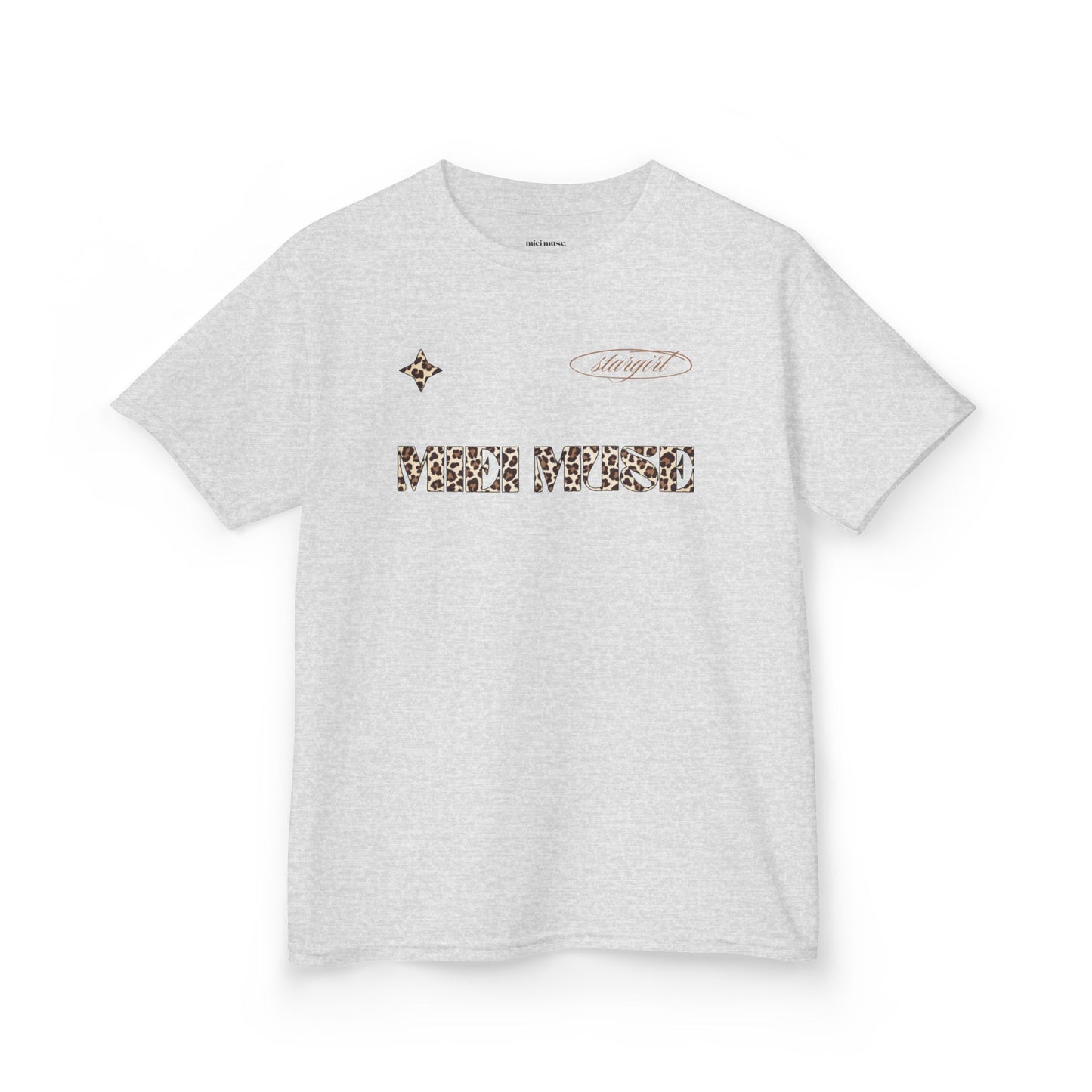 Leopard Muse Jersey Baby Tee