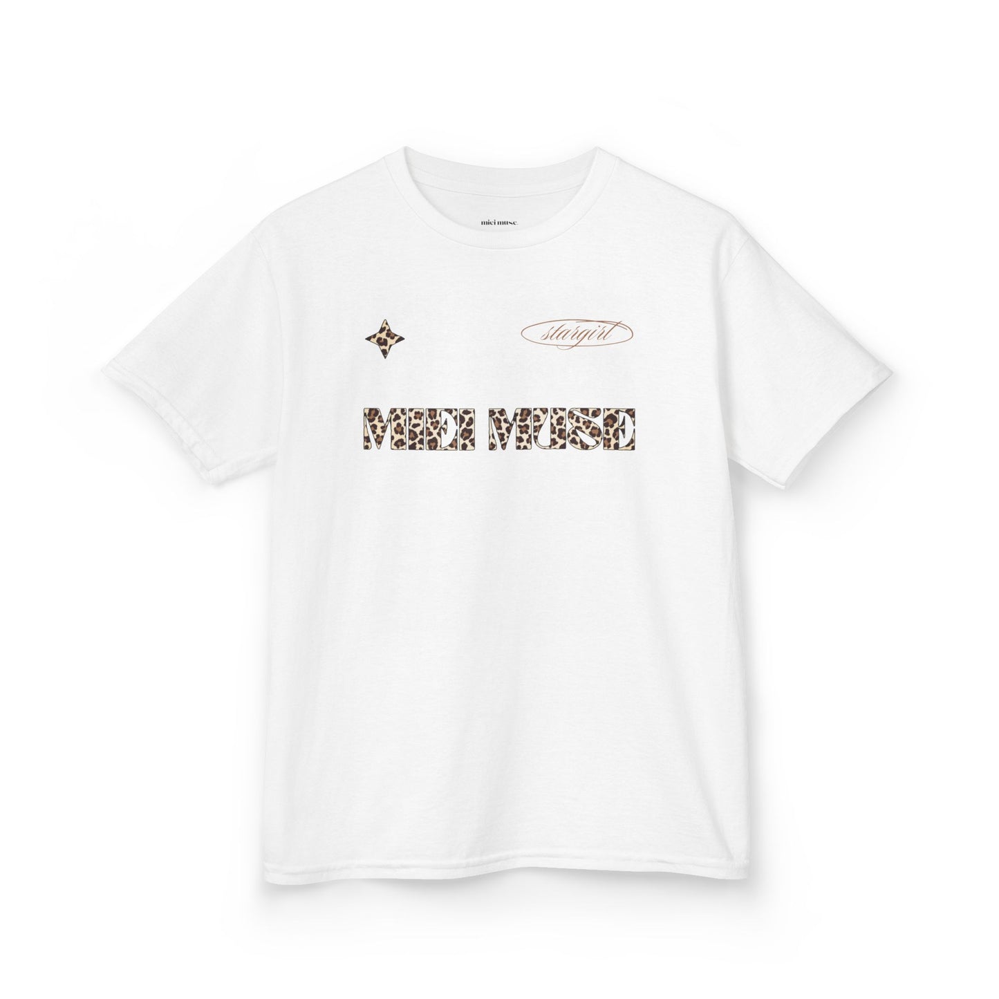 Leopard Muse Jersey Baby Tee