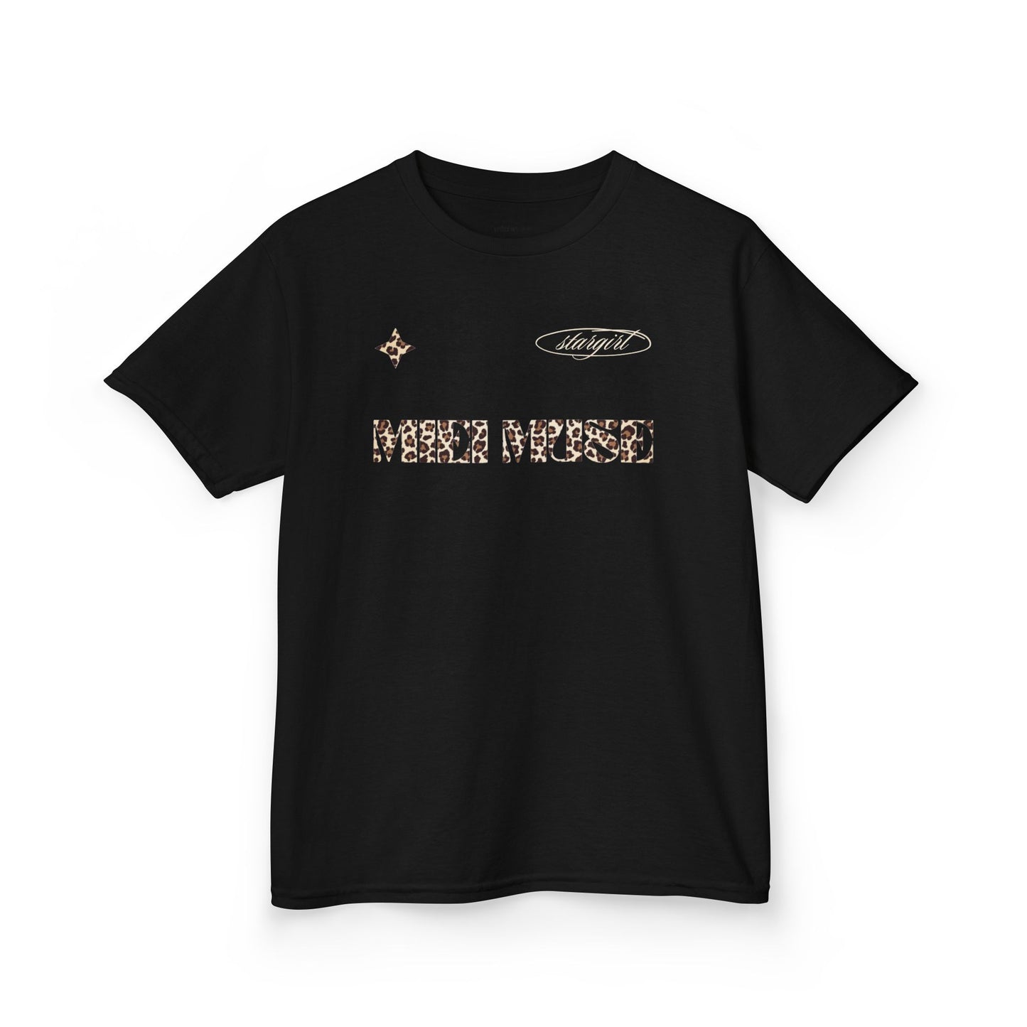 Leopard Muse Jersey Baby Tee