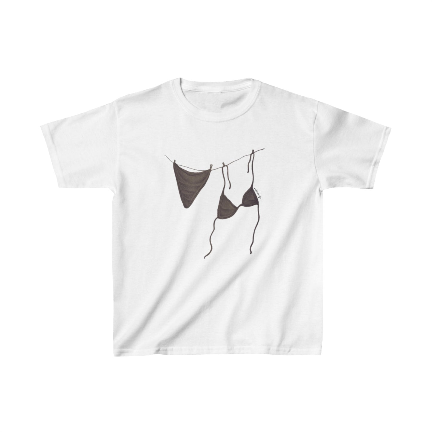 Dress Code - Brown Baby Tee