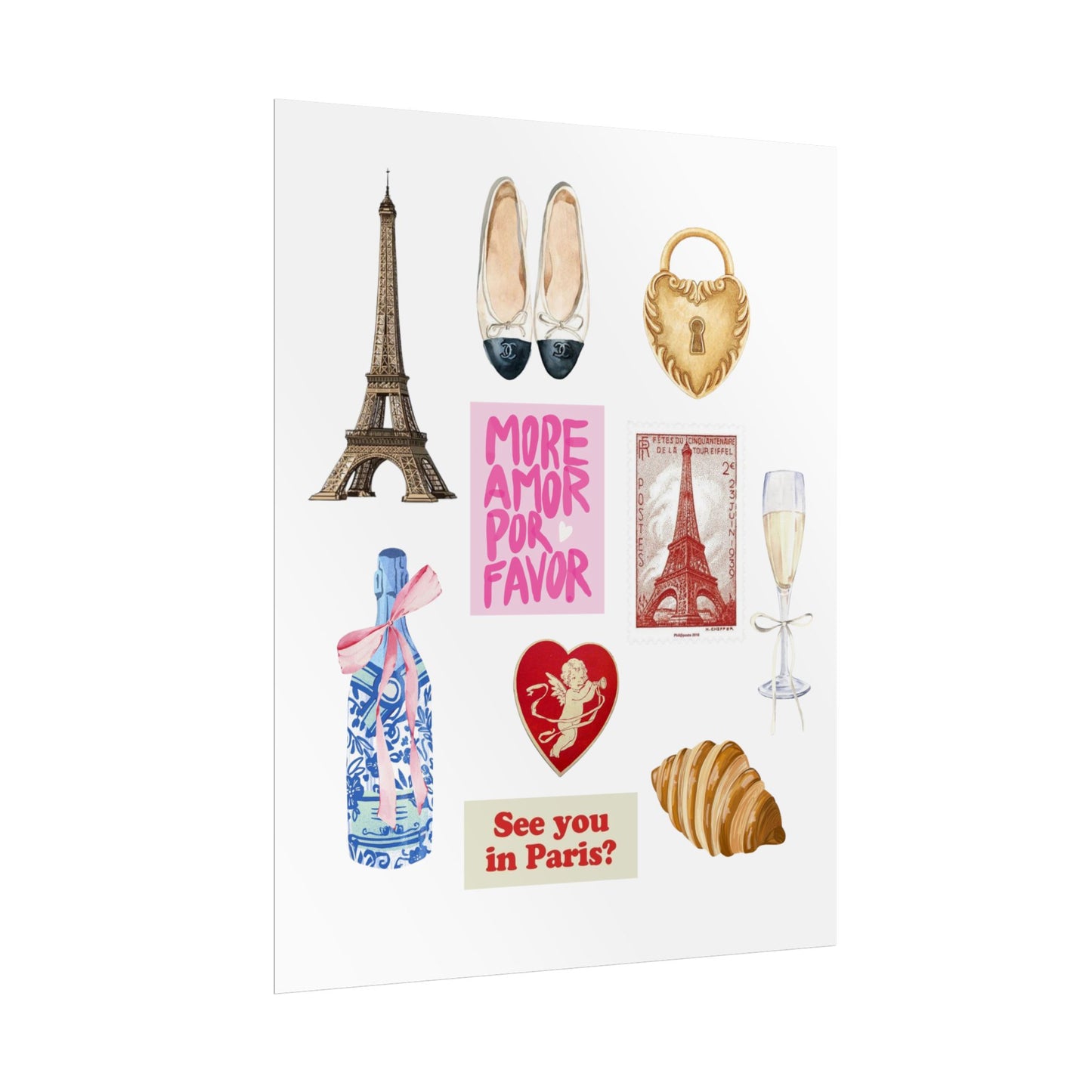 Pardon My French Print