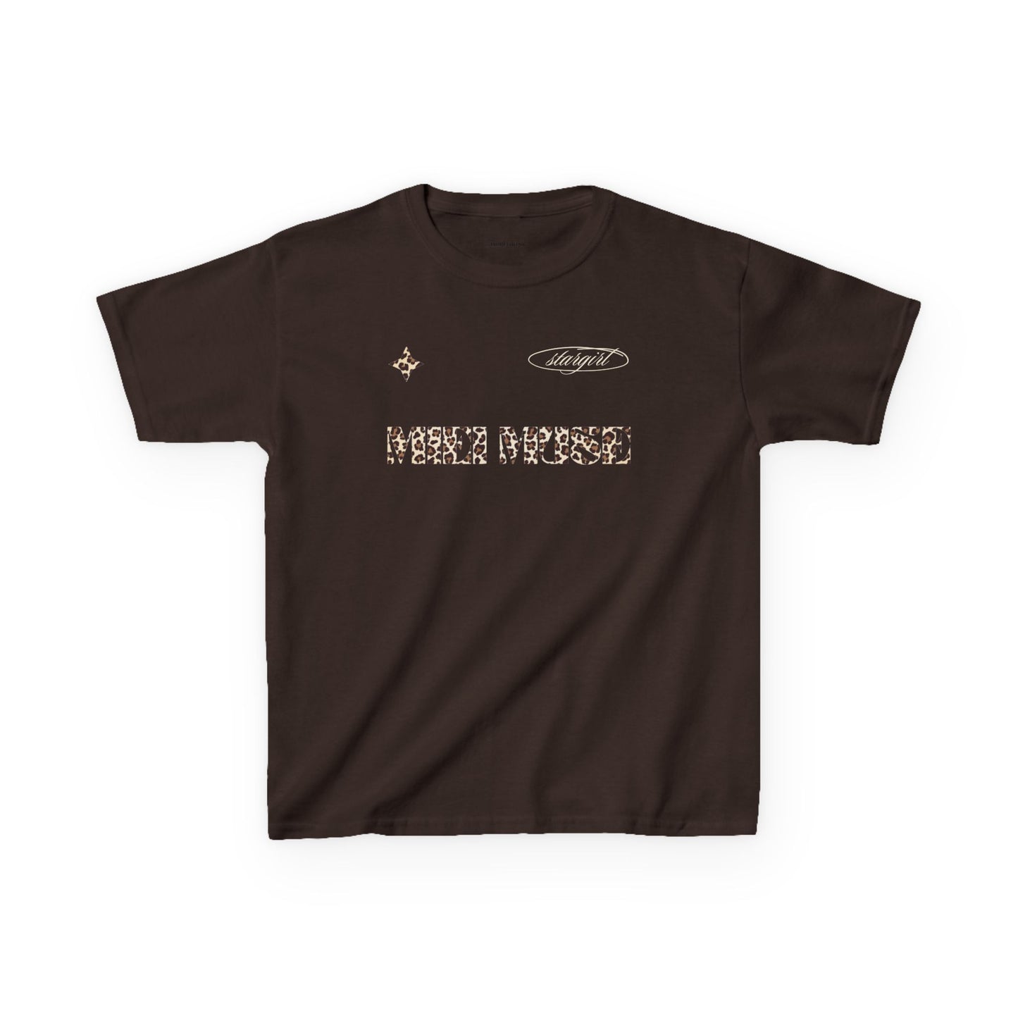 Leopard Muse Jersey Baby Tee