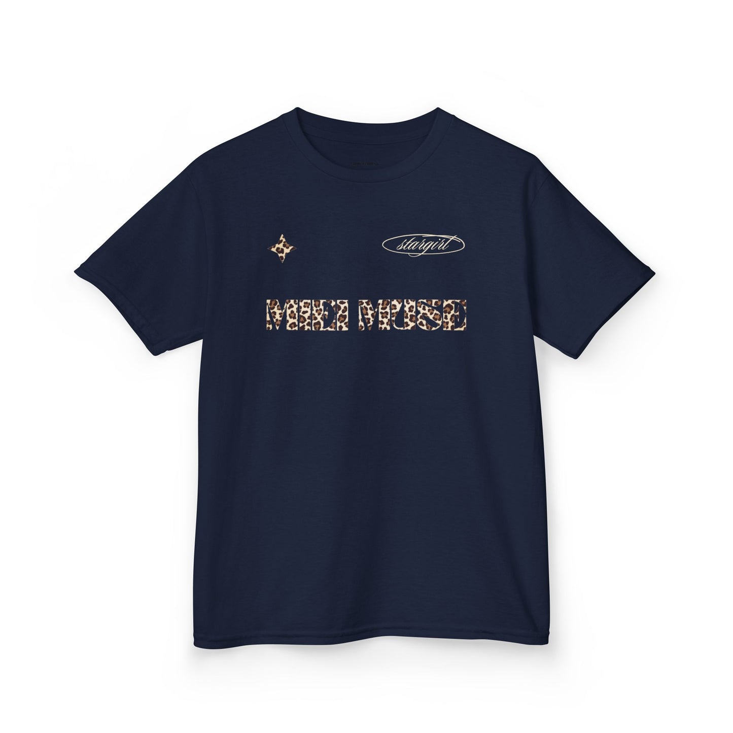 Leopard Muse Jersey Baby Tee