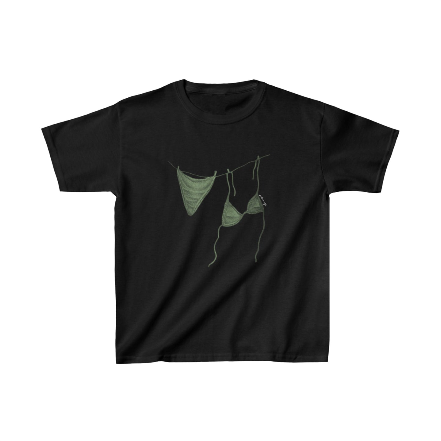 Dress Code - Green Baby Tee