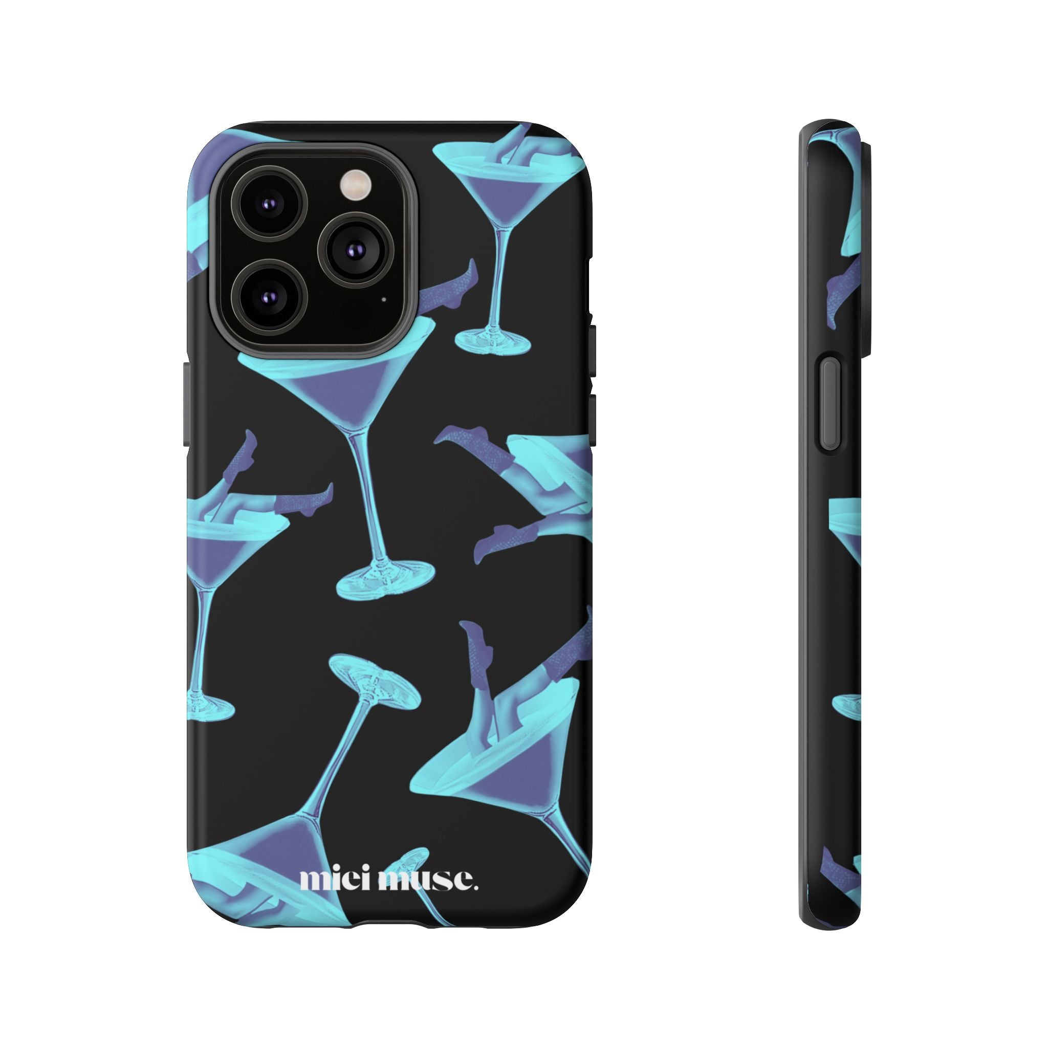 Blue Bottoms Martini