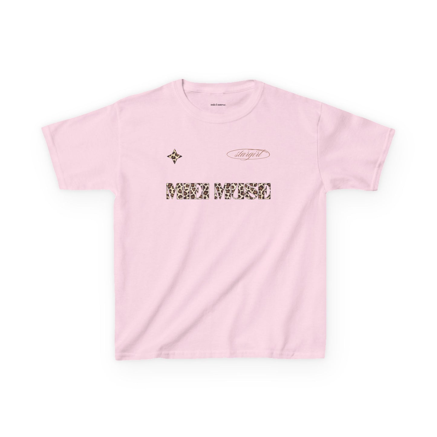Leopard Muse Jersey Baby Tee